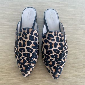 Cole Haan Leopard Print Mules 🖤🤎🖤